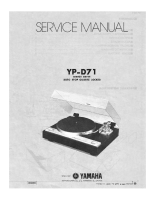 Yamaha YPD-71 - Service Manual 